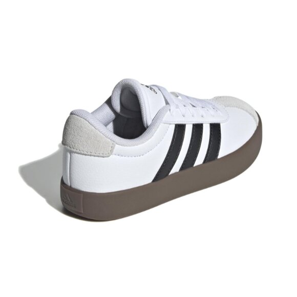 Adidas Kid's Unisex VL Court 3.0 CF I Leather Sneaker - Picture 2 of 4